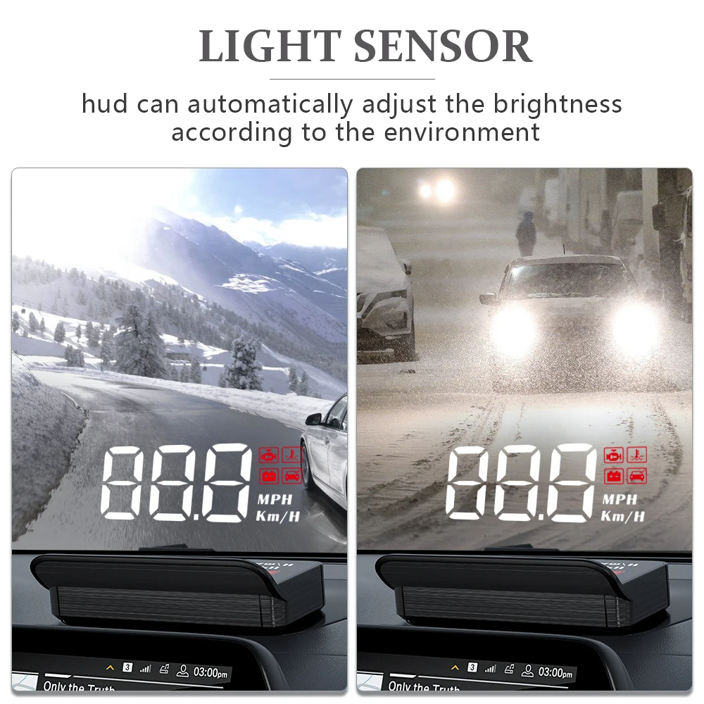WYING M3 Auto OBD2 – شاشة عرض رقمية ذكية على الزجاج الأمامي